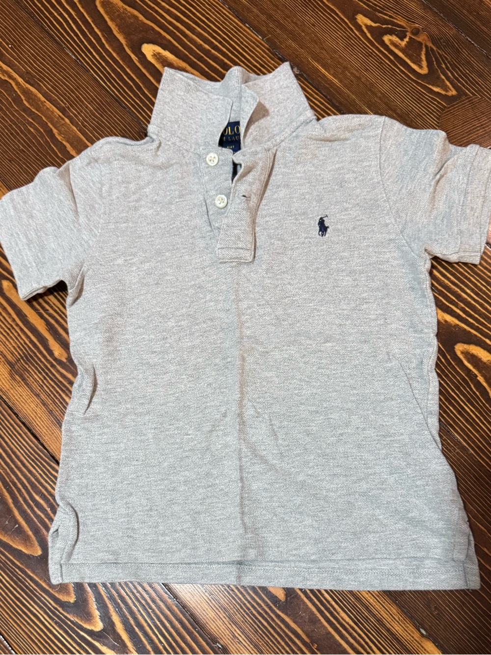 Polo by Ralph Lauren Light Gray Boys' Short Sleeve Polo